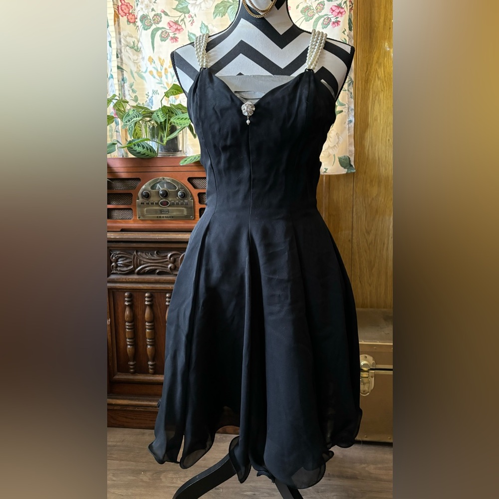 Vintage Black Cocktail Dress